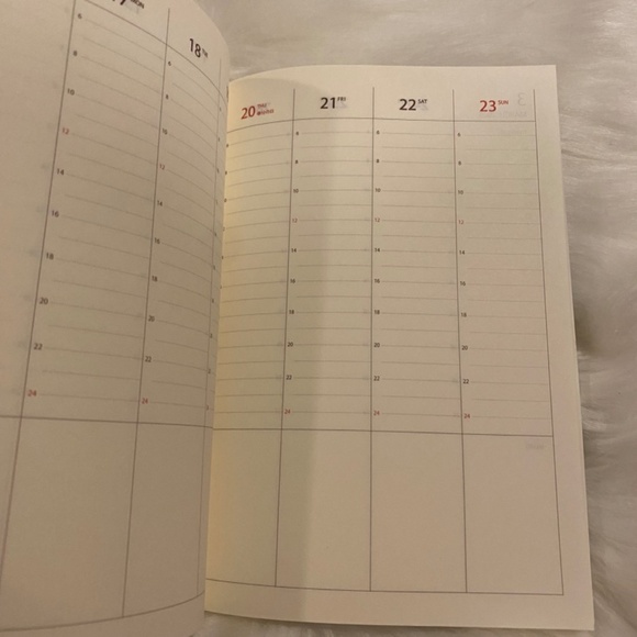 2025 Planner Notebook from Japan. Grey/White  Polka Dots. - Picture 2 of 7